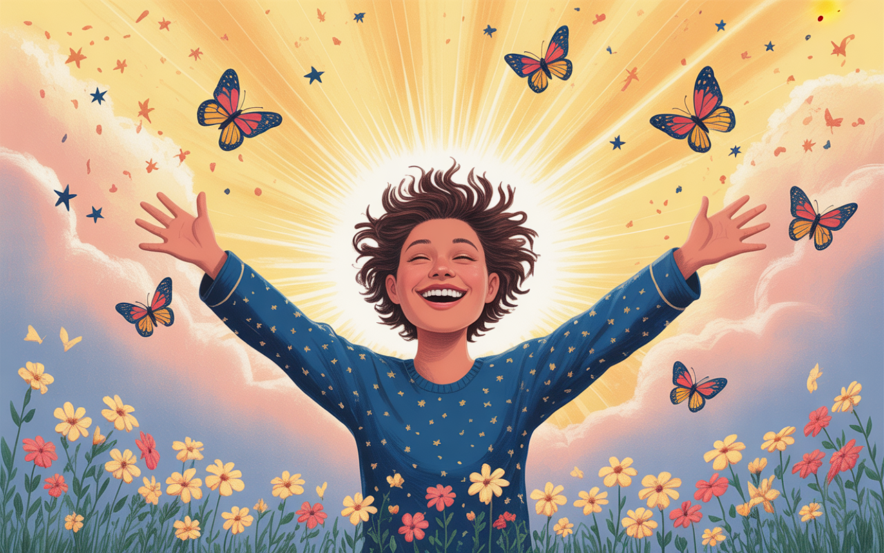 Simile for Being Happy